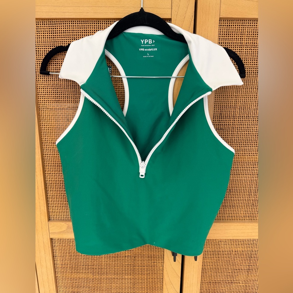 Abercrombie and Fitch YPB sculptLUX Polo Tank size Large